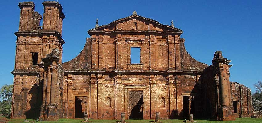 Visit the ruins of the Jesuit mission’s legacy, near Iguazu. In 2013, Pope Francis became the first Jesuit Pope in history