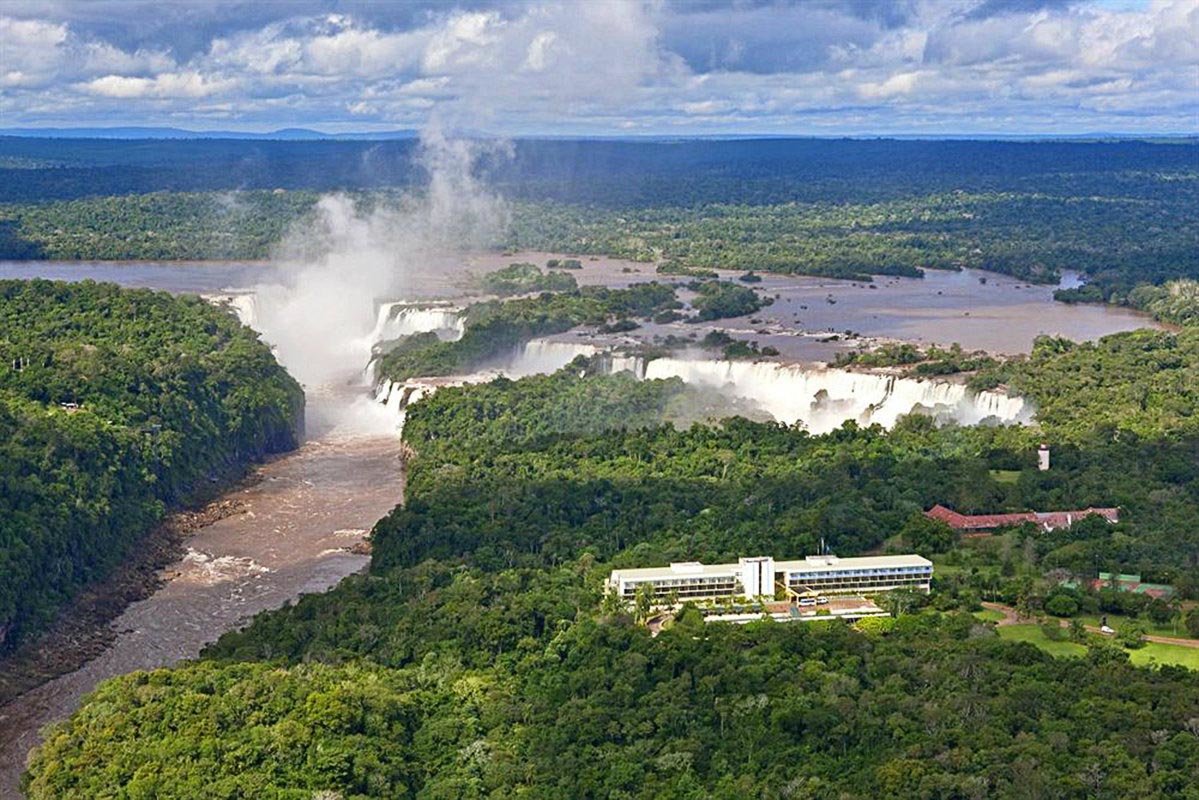 A unique location and view of the Iguazu Falls